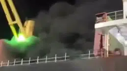 Adana’da Limanda Gemi Yangını