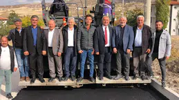 Boğazkale’de Hastane Yoluna Sıcak Asfalt