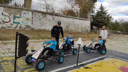 400 Öğrenciye Trafik Dersi Verildi