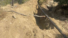 Bekirler Mahallesi’nde yeni içme suyu terfi hattı çalışmaları sürüyor