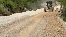 Yeşil Göl Yolu Asfalta Hazırlanıyor