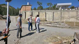 Ünlü, Yol ve Cami Tadilat Çalışmalarını İnceledi
