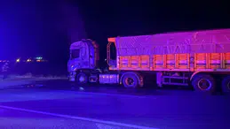 Park Halindeki TIR, Alev Alev Yandı