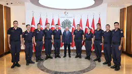 Çalgan, Stajyer Subay Öğrencilerini Kabul Etti
