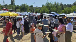 Gökgözler Köyü’nde Keşkek Şenliği Yapıldı
