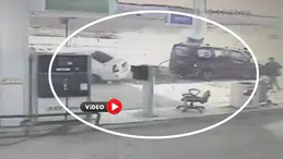 Faciaya Kıl Payı Kala, O Anlar Kamerada!