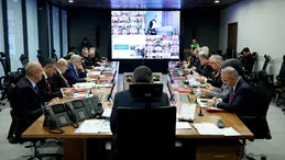 Bakan İle Tedbir Mesaisi