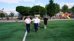 Osmancık'ta Spor Tesislerindeki Yenileme Çalışmaları