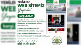 Kargı Belediyesi Yeni Web Sitesi Yayında