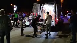 Otomobil ile Elektrikli Motosiklet Çarpıştı