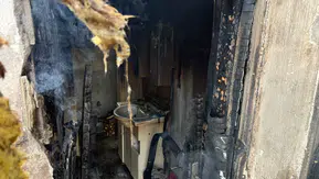 Alevlere Teslim Olan Ev Kullanılmaz Hale Geldi