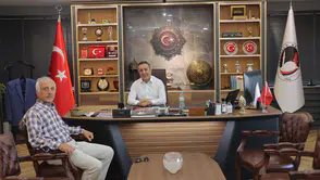 Zeki Gül, Başkan Dere'yi Ziyaret Etti