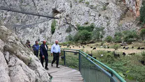 Tarih ve Doğanın Buluştuğu İncesi Kanyonu’nu İnceledi