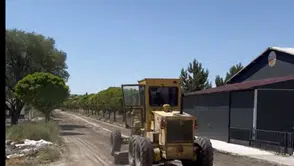 Alaca'da Yol Çalışması Başladı