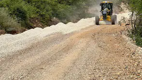 Yeşil Göl Yolu Asfalta Hazırlanıyor