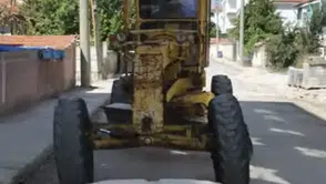 Mermer Sokaktaki Yol Çalışmalarında Sona Gelindi