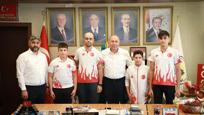 Madalyalı Sporculara Başkan Arslan’dan Tebrik