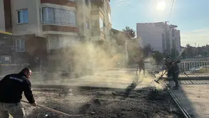 2 Bin Ton Sıcak Asfalt Serildi