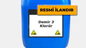 Sıvı ve Demir Klorür Alınacak