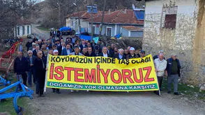 Çorum’da Köy Halkı Taş Ocağına Karşı Direniyor