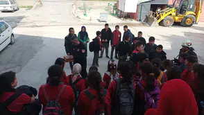 İtfaiye Ekiplerinden Öğrencilere Eğitim