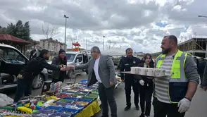 Pazar Esnafı ve Halka Sıcak Çorba İkramı
