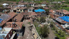 Hortum Felaketi Yaşayan Köyde Çalışmalar Sürüyor