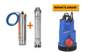 Dalgıç Pompa Motor ve Ekipmanları Alınacak