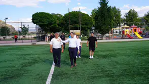 Osmancık'ta Spor Tesislerindeki Yenileme Çalışmaları
