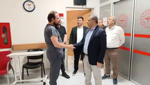 Bayat’ta Sağlık Yatırımlarını İnceledi