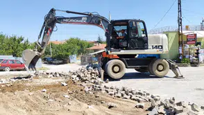 Savak Yolu Sıcak Asfalt İçin Hazırlanıyor