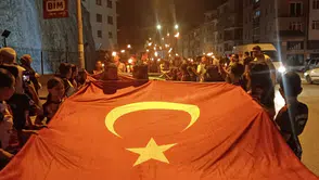 İskilip'te Fener Alayı Düzenlendi