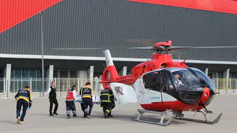 Kazada Ağır Yaralandı, Helikopter Havalandı