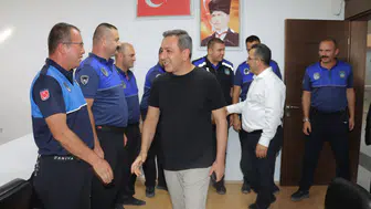 Dere’den Zabıtaya Ziyaret