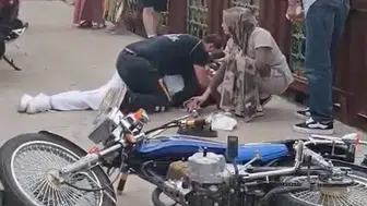 Ordu'da motosikletin çarptığı yaya öldü, sürücü yaralandı