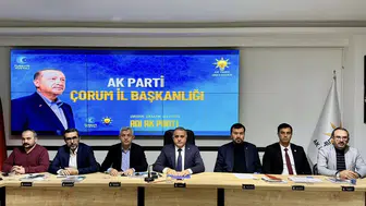 AK Parti Çorum İl Başkanlığı Haftalık Yol Haritasını Belirledi