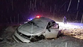 Sungurlu'da Kar ve Buz Dehşeti