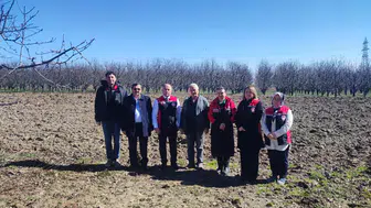 Kiraz ve Bağ Üreticilerine Tarlada Budama Eğitimi