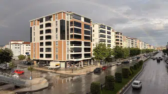 Sağanağın Ardından Gökkuşağı Oluştu