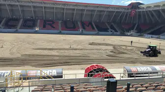Çorum Şehir Stadyumunda İnceleme