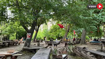 El Emeğiyle Kurduğu Mesire Alanında Ziyaretçilerini Ağırlıyor