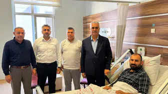 Onur Civan’a Geçmiş Olsun Ziyareti