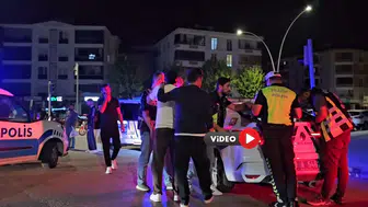 Kaza Sonrası Yardıma Koşan Vatandaşı Darbetti