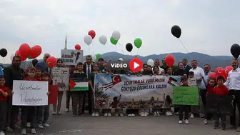 Balonlar ve Uçurtmalar Gazzeli Çocuklar İçin Gökyüzünde