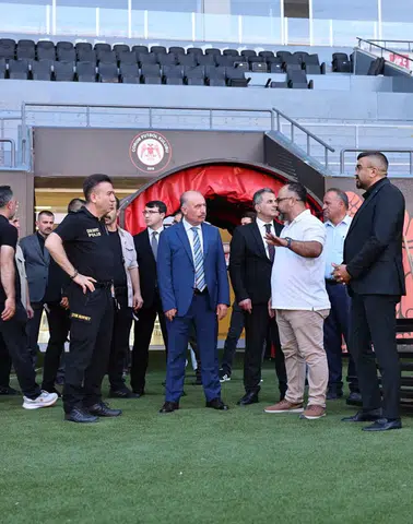 Stadyumdaki Hazırlıklar Denetlendi