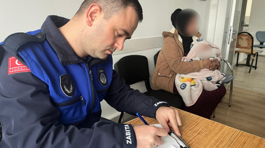 Bafra'da dilenci operasyonunda 17 kişi yakalandı