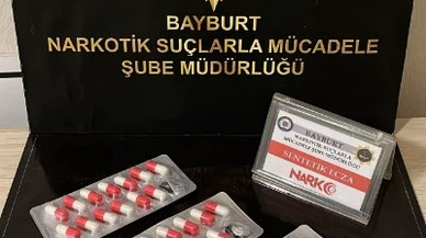 Bayburt'ta uyuşturucu madde operasyonu