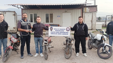 Bolu'da 3 zanlı, motosiklet hırsızlığı iddiasıyla gözaltına alındı
