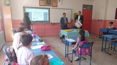 Çaykara'da öğrencilere kıyafet desteğinde bulunuldu