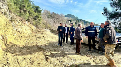 Durağan'da dere ıslahı ve yol genişletme çalışmaları yapılıyor